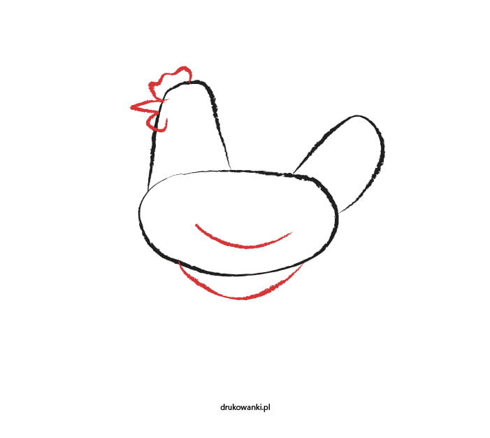rysowanie kury