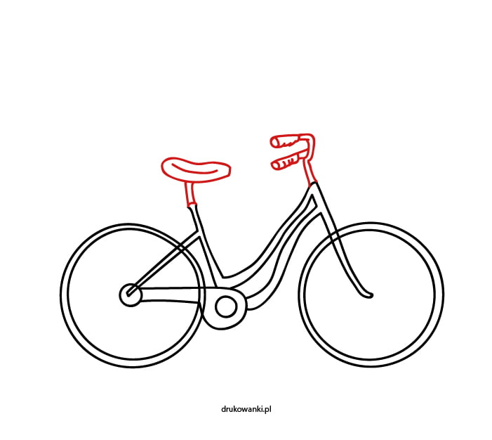 rowerek rysunek
