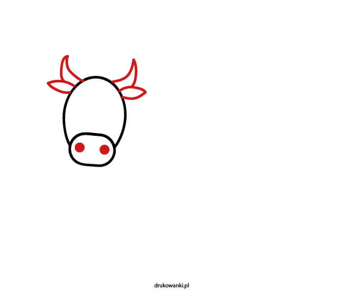 jak narysować krowę instrukcja