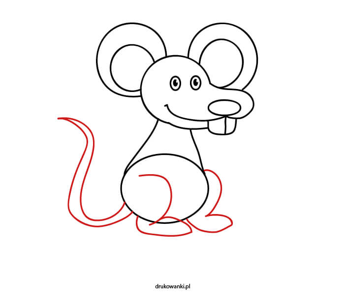 instrukcja jak narysować mysz
