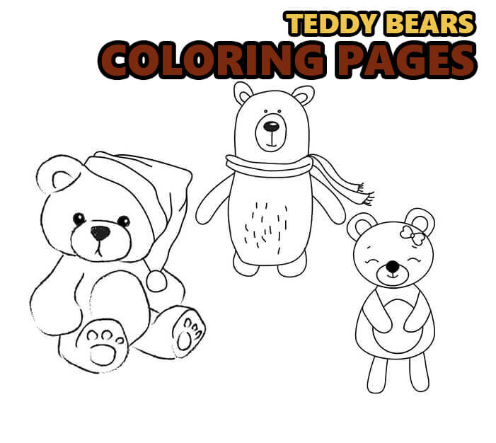 coloringpages taddy bears